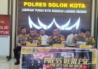 Sepanjang 2025: Kriminalitas Turun 18 Persen di Wilkum Polres Solok Kota, Narkotika dan Pembunuhan Mendominasi
